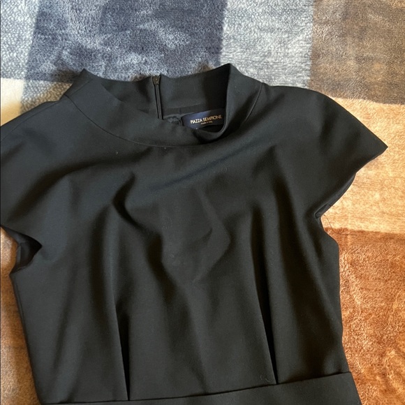Piazza Sempione Black Cap Sleeve Dress - Picture 6 of 7